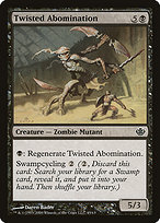 Twisted Abomination from Duel Decks: Garruk vs. Liliana painted by Daren Bader
