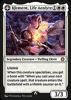 Klement, Life Acolyte