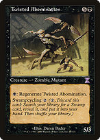 Twisted Abomination from Time Spiral Timeshifted painted by Daren Bader