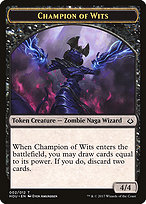 Champion of Wits from Hour of Devastation Tokens painted by Even Amundsen