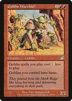 Goblin Warchief from Scourge painted by Greg Hildebrandt & Tim Hildebrandt