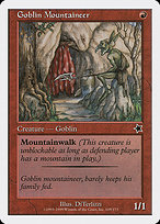 Goblin Mountaineer from Starter 1999 painted by DiTerlizzi