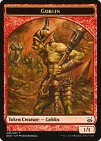 Goblin from Duel Decks: Mind vs. Might Tokens painted by Dave Kendall