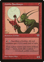 Goblin Soothsayer from Mirage painted by Robert Bliss