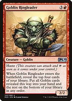 Goblin Ringleader from Core Set 2020 painted by Gabor Szikszai