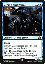 Geralf's Masterpiece from Shadows over Innistrad Promos painted by Daarken