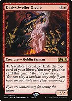 Dark-Dweller Oracle from Core Set 2019 painted by Deruchenko Alexander