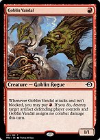 Goblin Vandal from Magic Online Promos painted by Thomas M. Baxa
