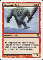 Karplusan Yeti · Ice Age (ICE) #197 · Scryfall Magic The Gathering Search