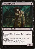 Diregraf Ghoul from Duel Decks: Blessed vs. Cursed painted by Dave Kendall