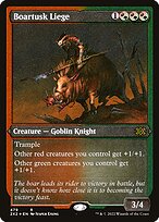 Boartusk Liege from Double Masters 2022 painted by Jesper Ejsing