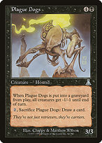 Plague Dogs from Urza's Destiny painted by Chippy & Matthew D. Wilson