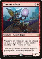 Treasure Nabber from Commander 2018 painted by Alex Konstad