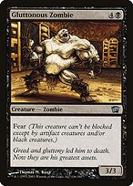 Gluttonous Zombie from Eighth Edition painted by Thomas M. Baxa