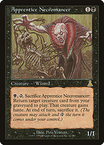 Apprentice Necromancer from Urza's Destiny painted by Pete Venters