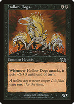 Hollow Dogs from Urza's Saga painted by Jeff Miracola