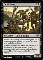 Earwig Squad from Magic Online Promos painted by Warren Mahy