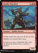 Goblin Warchief from Mystery Booster painted by Karl Kopinski