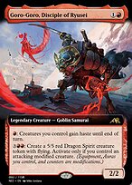 Goro-Goro, Disciple of Ryusei from Magic Online Promos painted by Mike Jordana