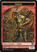 Goblin from Commander 2014 Tokens painted by Dave Kendall