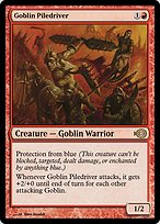 Goblin Piledriver from Magic Online Promos painted by Dave Kendall