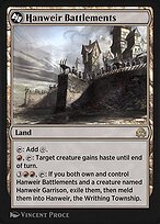 Hanweir Battlements // Hanweir, the Writhing Township