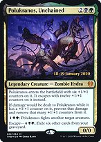Polukranos, Unchained from Theros Beyond Death Promos painted by Chris Rahn