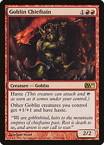 Goblin Chieftain from Magic 2011 painted by Sam Wood