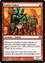 Goblin Cadets from Commander 2011 painted by Jerry Tiritilli