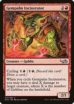 Gempalm Incinerator from Duel Decks Anthology: Elves vs. Goblins painted by Luca Zontini