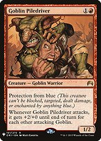 Goblin Piledriver from Mystery Booster painted by Matt Cavotta