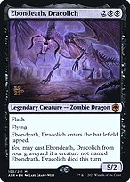 Ebondeath, Dracolich from Adventures in the Forgotten Realms Promos painted by Lars Grant-West