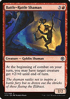 Battle-Rattle Shaman from Iconic Masters painted by Warren Mahy