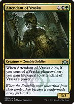 Attendant of Vraska from Guilds of Ravnica painted by Magali Villeneuve