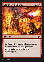 Sarkhan's Scorn