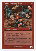 Goblin Digging Team from Classic Sixth Edition painted by Phil Foglio