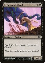 Deepwood Ghoul from Eighth Edition painted by Alan Pollack