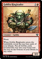 Goblin Ringleader from Vintage Masters painted by Gabor Szikszai