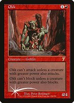 Okk from Seventh Edition painted by Peter Bollinger