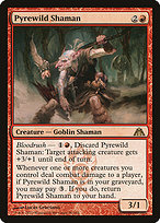 Pyrewild Shaman from Dragon's Maze painted by Lucas Graciano
