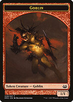 Goblin from Modern Masters 2017 Tokens painted by Brandon Kitkouski