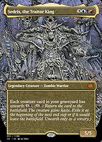 Sedris, the Traitor King from Magic Online Promos painted by Ian Miller
