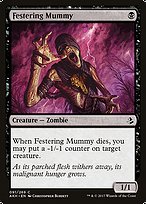 Festering Mummy from Amonkhet painted by Christopher Burdett