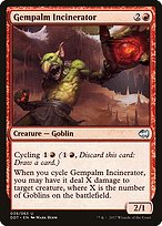 Gempalm Incinerator from Duel Decks: Merfolk vs. Goblins painted by Mark Behm