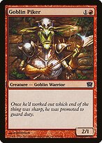 Goblin Piker from Ninth Edition painted by DiTerlizzi