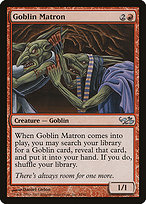 Goblin Matron from Duel Decks: Elves vs. Goblins painted by Daniel Gelon