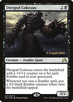 Diregraf Colossus from Shadows over Innistrad Promos painted by Vincent Proce