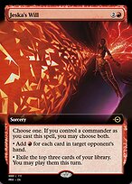 ジェスカの意志　mtg英語 ジェスカの意志/Jeska's Will《英語》【CMR】
