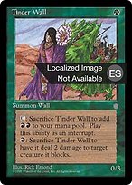 Muro de leña (Tinder Wall) · Ice Age (ICE) #270 · Scryfall Magic