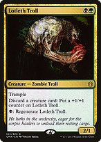 Lotleth Troll from Commander Anthology painted by Vincent Proce